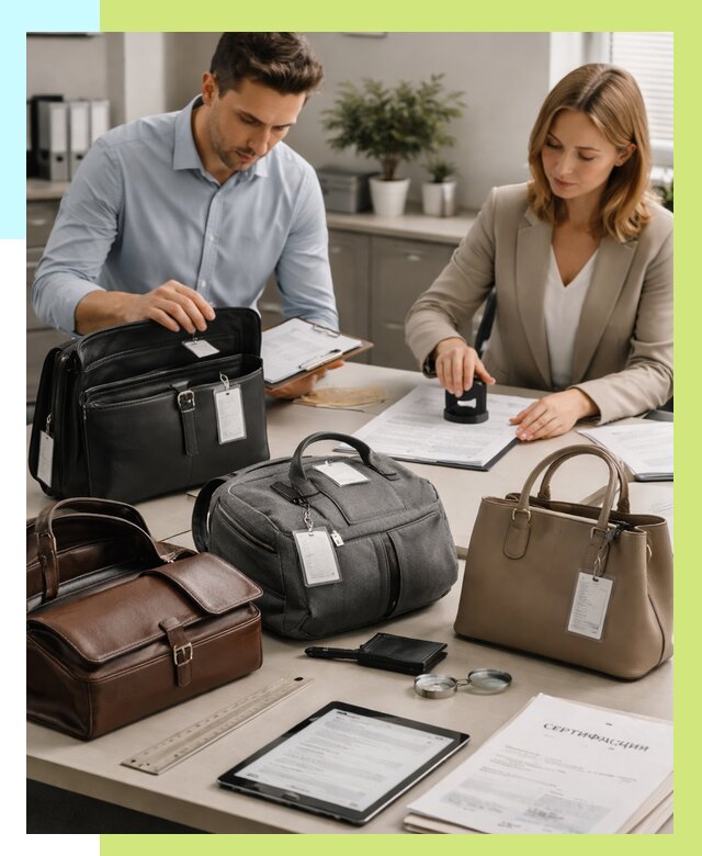 Сертификация сумок в Угличе от 7815 руб. | Алешин-Глч