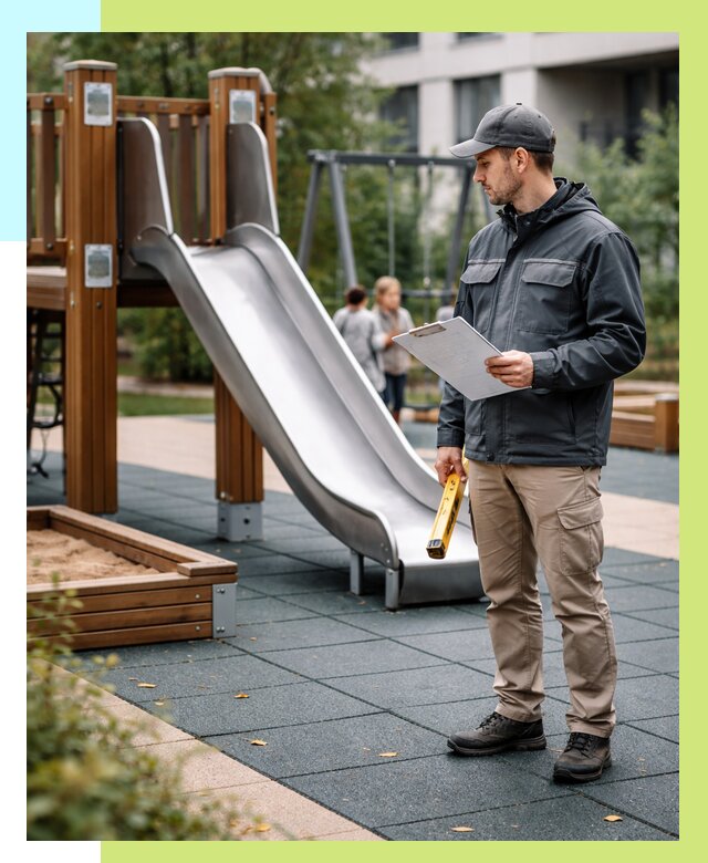 Сертификация детских площадок в Угличе от 26050 р. | Алешин-Глч