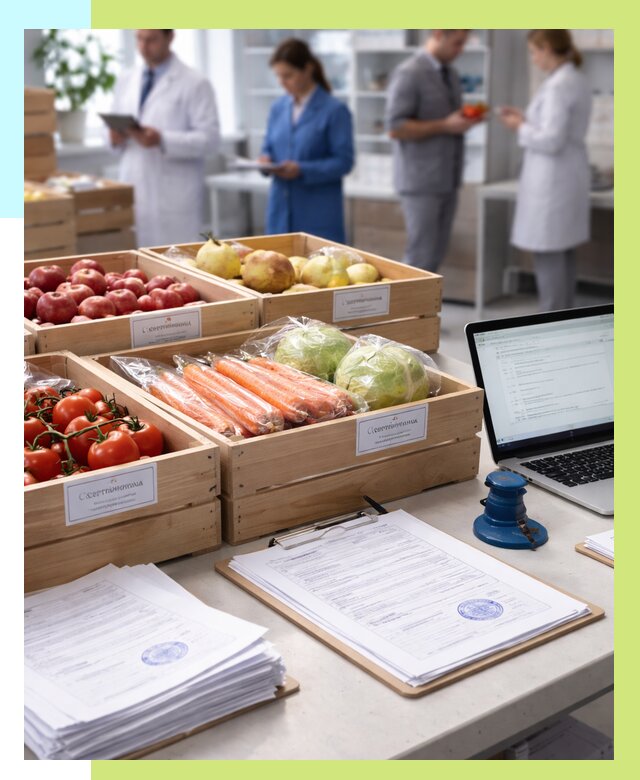 Сертификация овощей и фруктов в Угличе от 8857 р. | Алешин-Глч