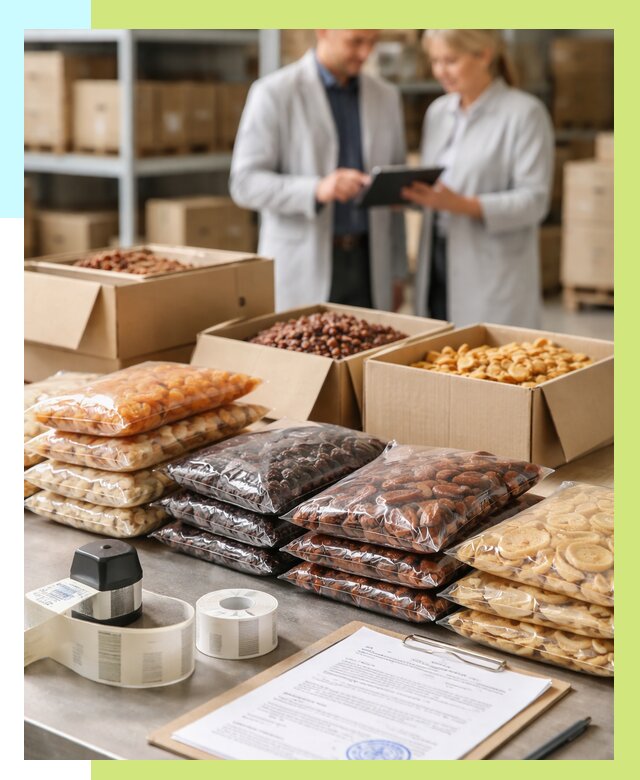 Сертификация сухофруктов в Угличе от 12504 р. | Алешин-Глч под ключ