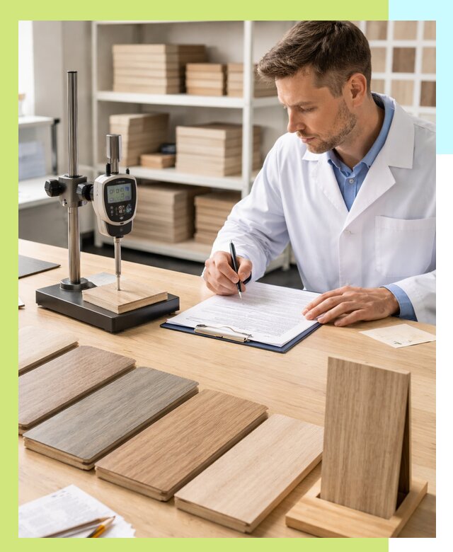 Сертификация ламината с испытаниями и оформлением документов в Угличе
