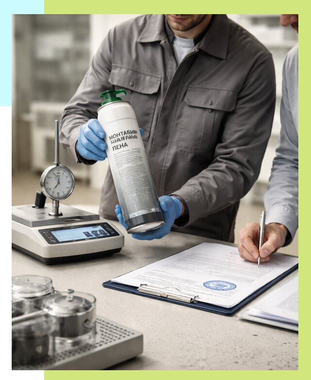 Сертификация монтажной пены в Угличе от 15630 р. | Алешин-Глч