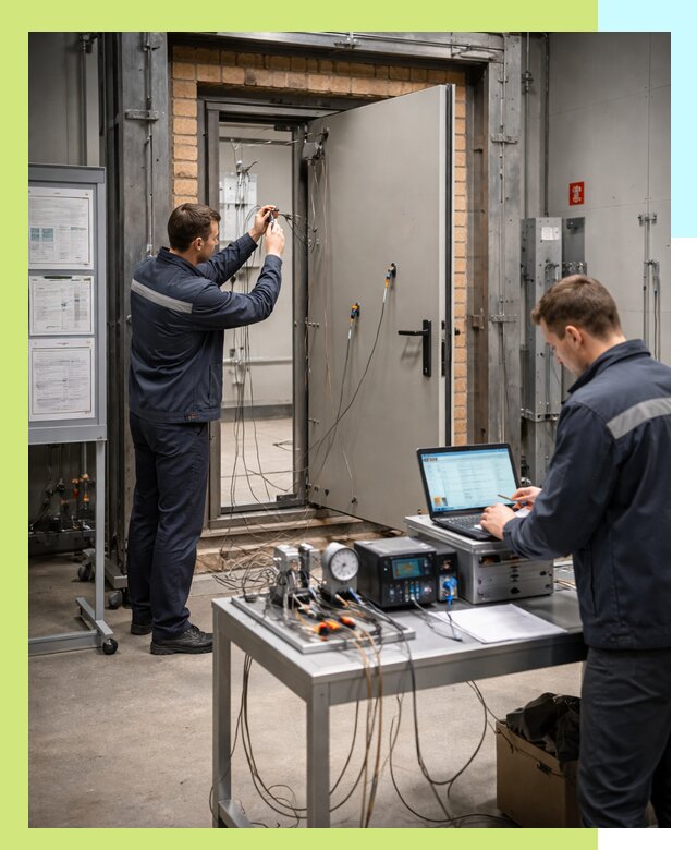 Сертификация противопожарных дверей в Угличе по ГОСТ и ТР