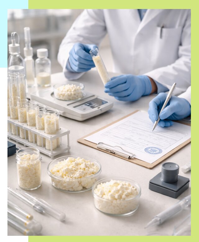 Сертификация творога в Угличе от 12504 р. под ключ | Алешин-Глч