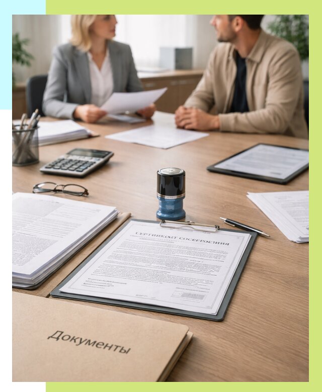 Сертификат соответствия на продукцию в Угличе от 15630 р.|Алешин-Глч