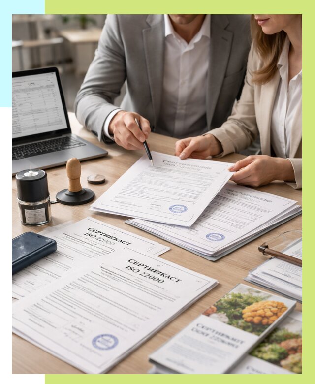 Сертификат ISO 22000 в Угличе от 41680 р. под ключ | Алешин-Глч