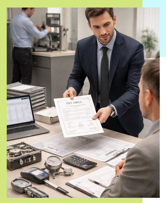 Выдача сертификата ISO 10012 по требованиям метрологии в Угличе